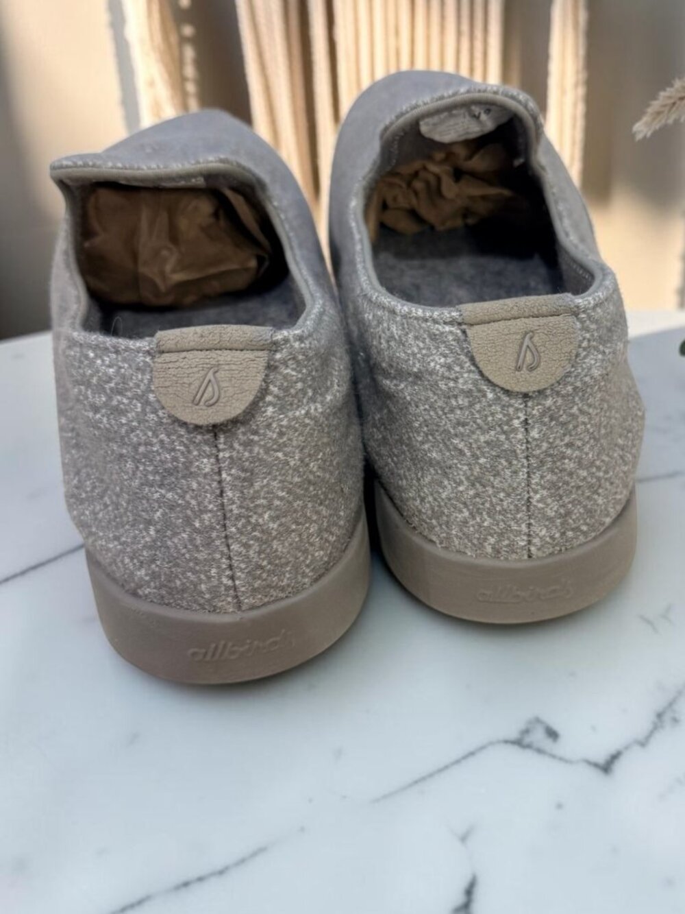 Allbirds Women's Size 9 Gray Wool Loungers Slip On Sneakers - Picture 6 of 11